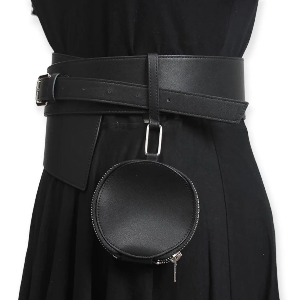 Micro Bag Wide Asymmetric Fashion Belt