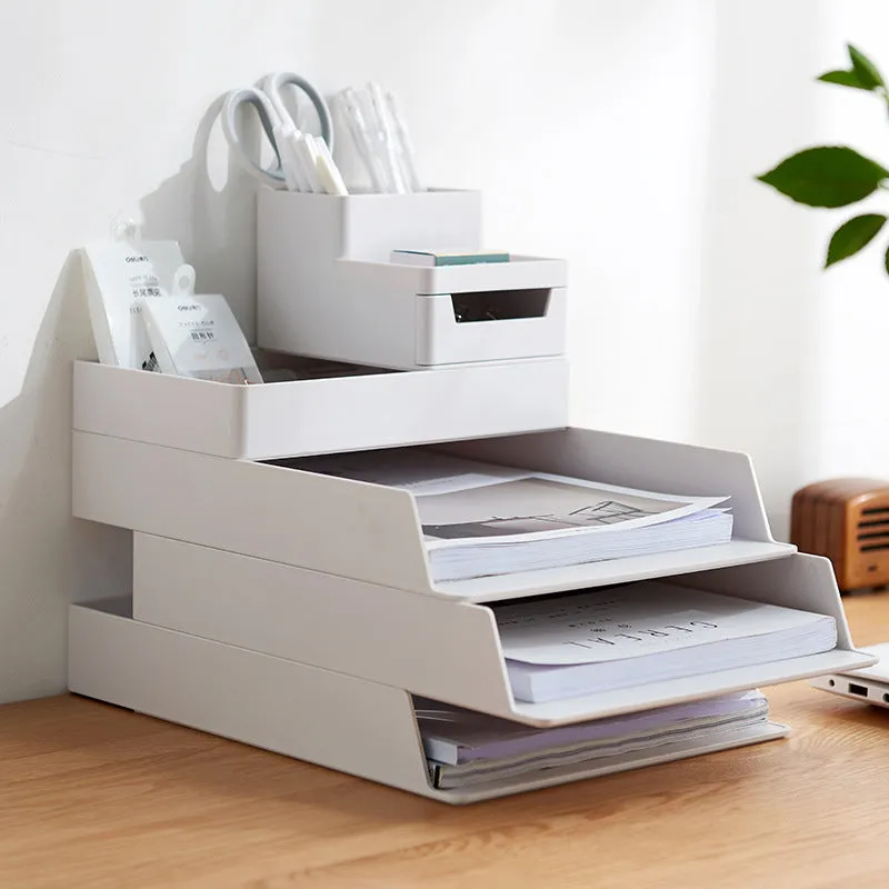 Multi-layered Office Desk File Organizer for organize the stationary