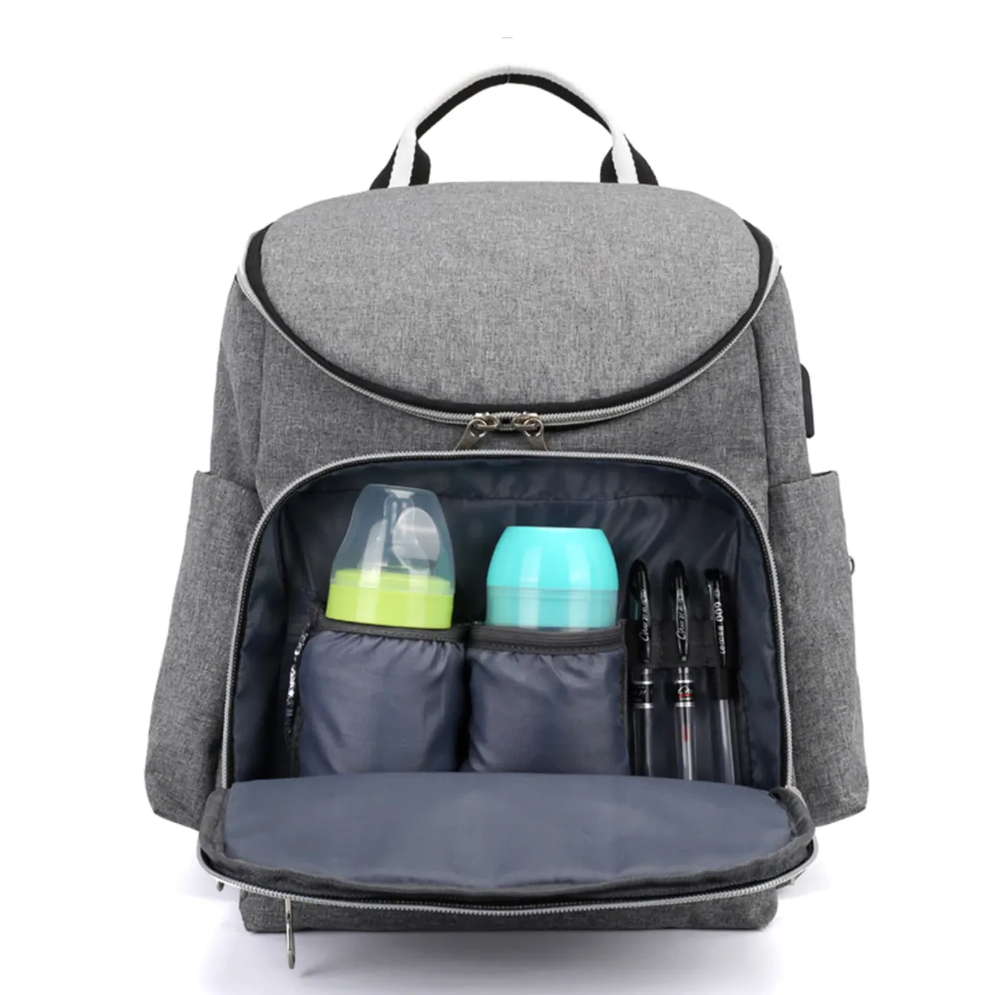 Multipurpose Diaper Bag With USB