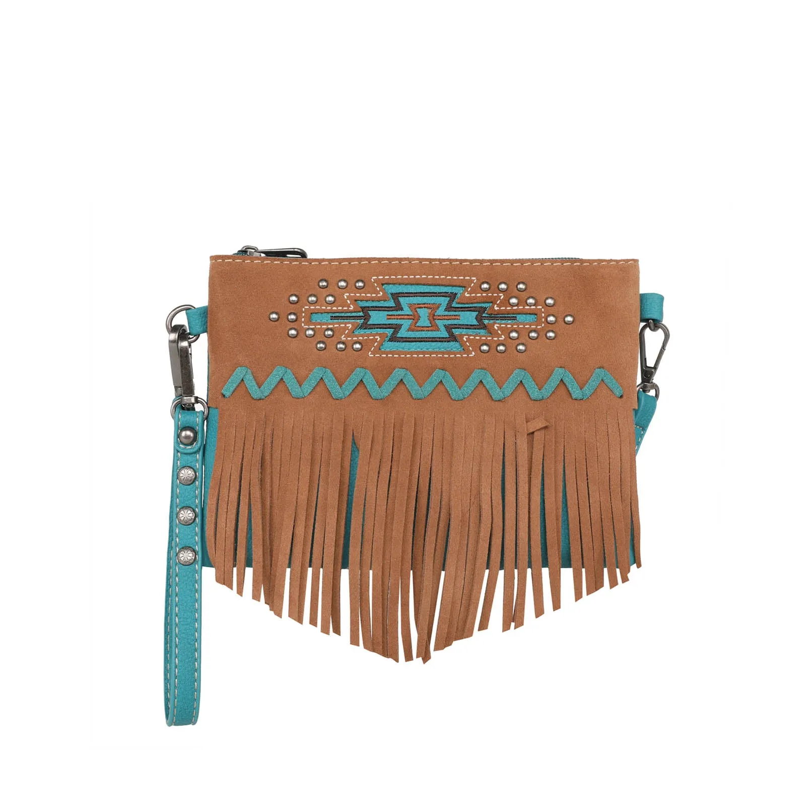 MW1214-181 Montana West Aztec Collection Crossbody/Wristlet