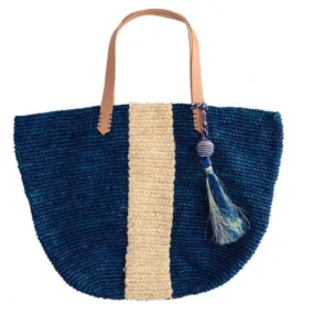 Navy Pipeline Beach Tote