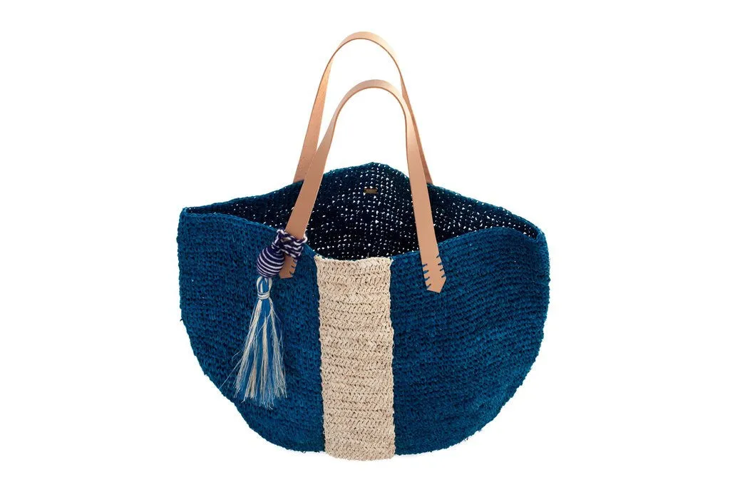 Navy Pipeline Beach Tote