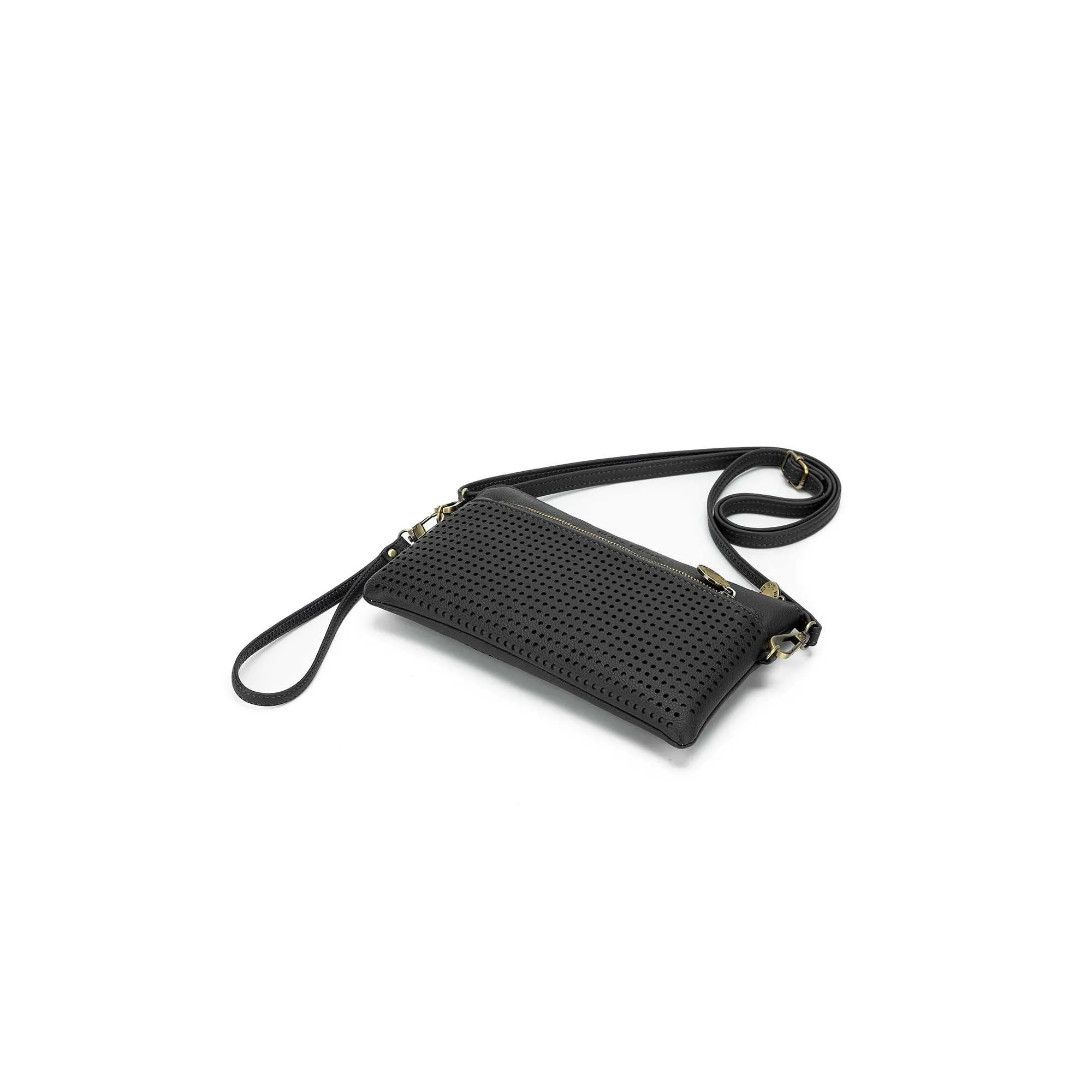 Nina Grey Crossbody/Clutch