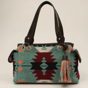 Nocona® Women's Sandra Satchel Southwest Print Concealed Carry Western Purse