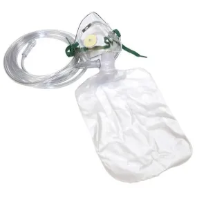 Non Rebreather Oxygen Mask Pediatric with 7 foot tubing and safety vent