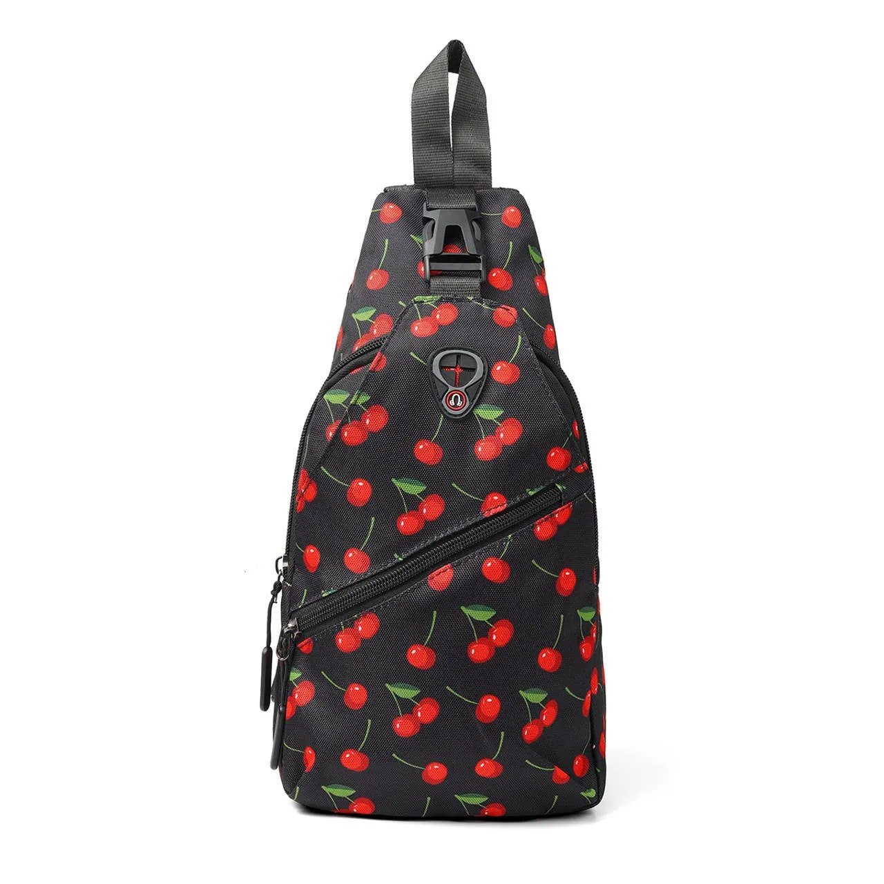 Novelty Black Cherry Sports Sling Bag