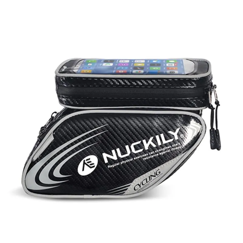 Nuckily Bicycle Saddle Bag for Mobile Phone and Accessories