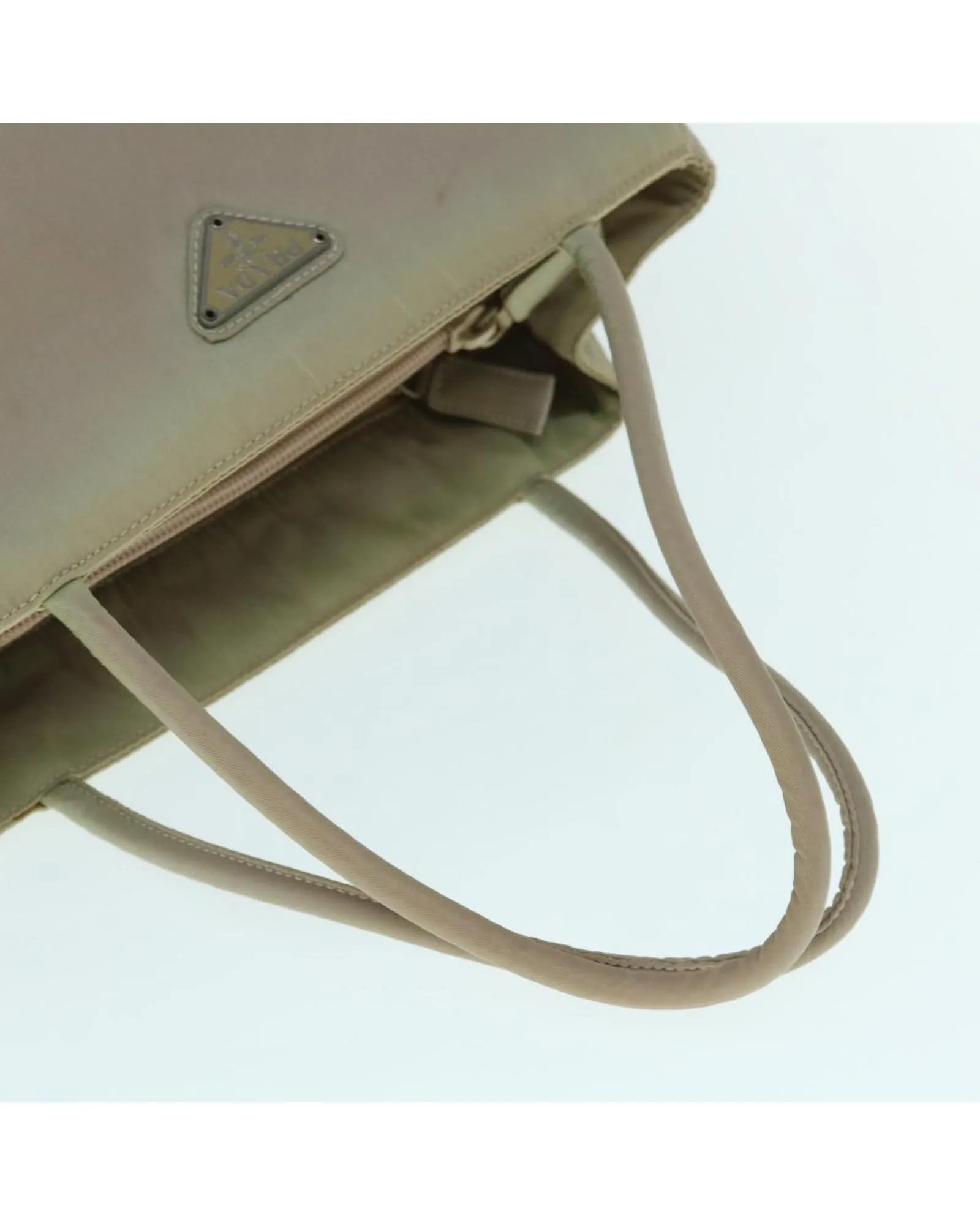 Nylon Beige Hand Bag by Italian Designer