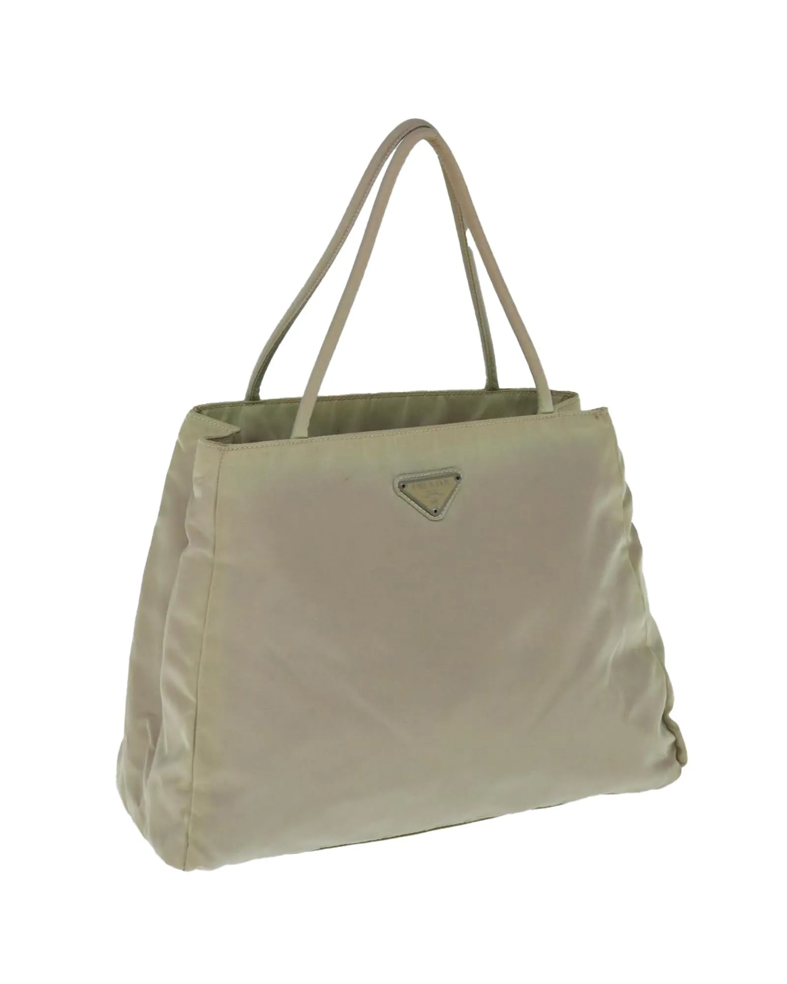 Nylon Beige Hand Bag by Italian Designer