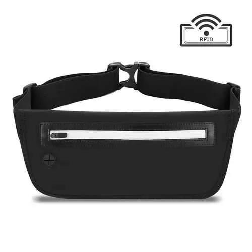 Outdoor Waterproof Bum Fitness Running Waist Belt Pouch Bag