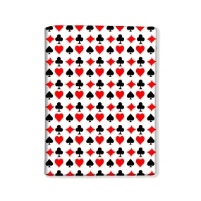 Passport Cover Travel Wallet Holder -Play Cards Heart And Ace