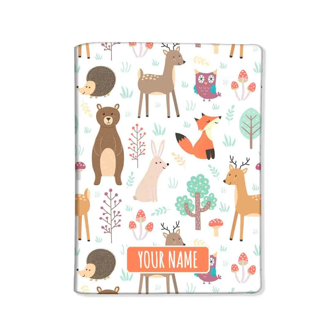 Personalized Children Passport Cover Luggage Tag Set -Cute Animal