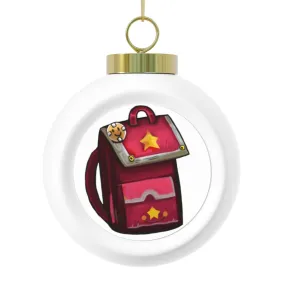 Pink Bag Christmas Ball Ornament