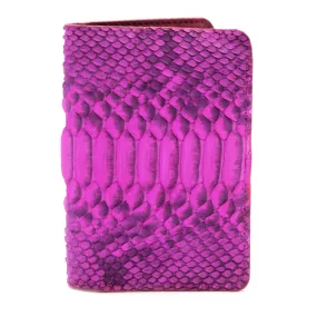 Pink Motif Python Passport Cover