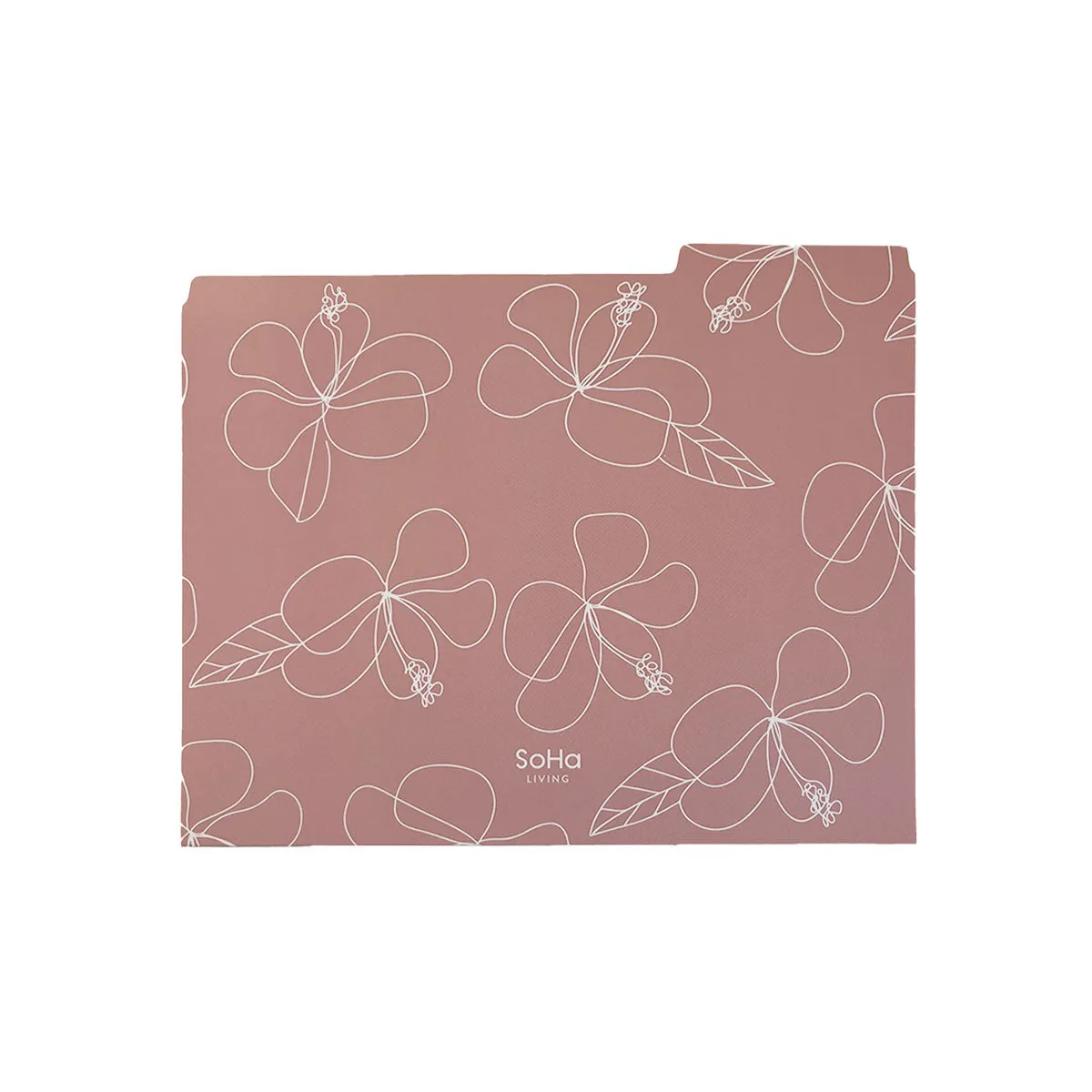 Pink Paradise File Folders, Set of 3