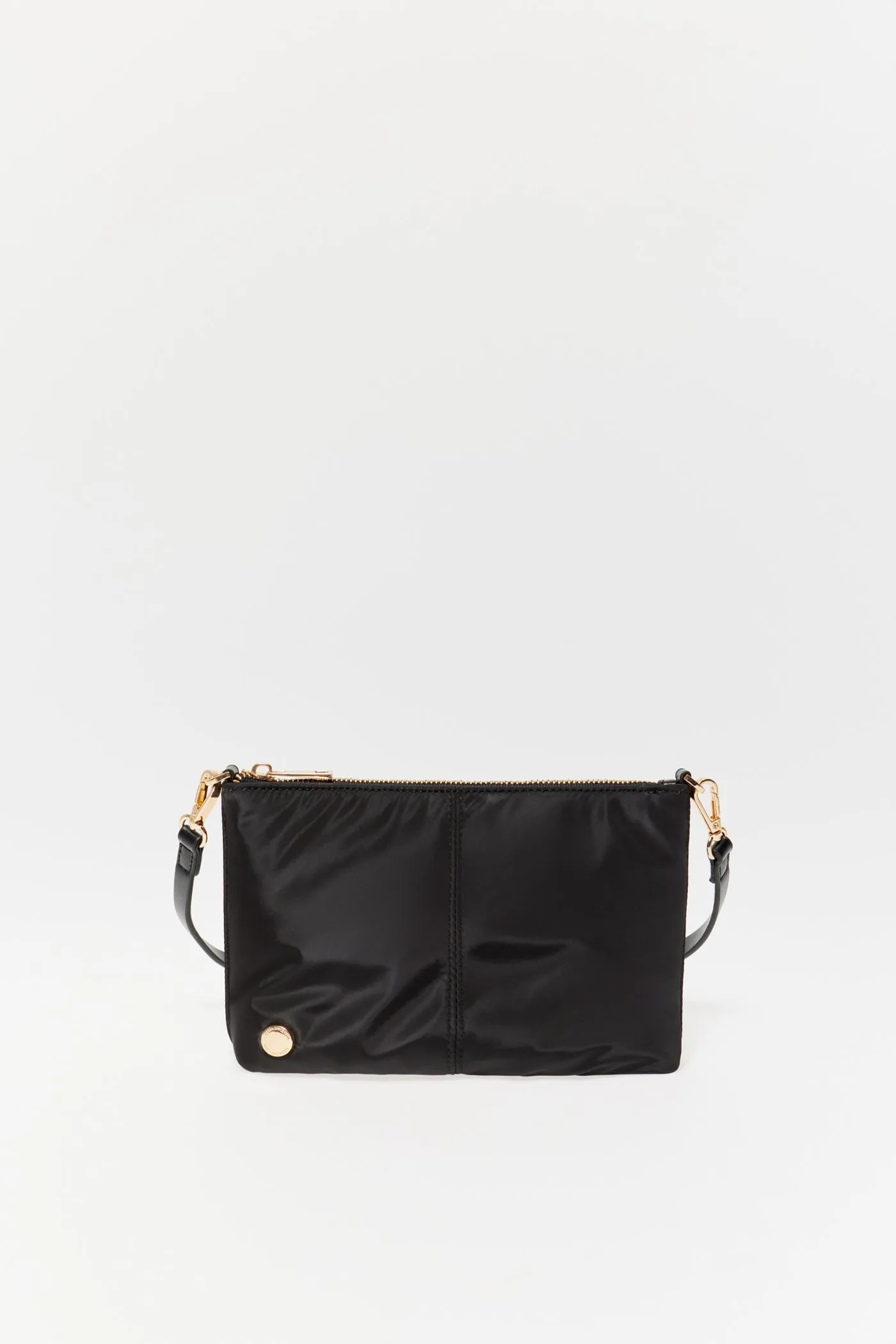 Plain Crossbody Bag Black - Black