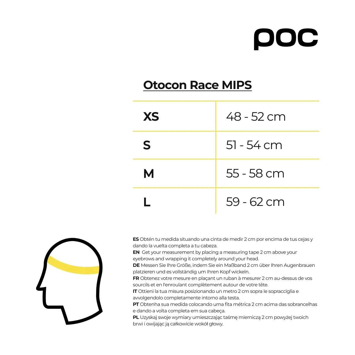 POC Otocon Race MIPS Helmet Black White