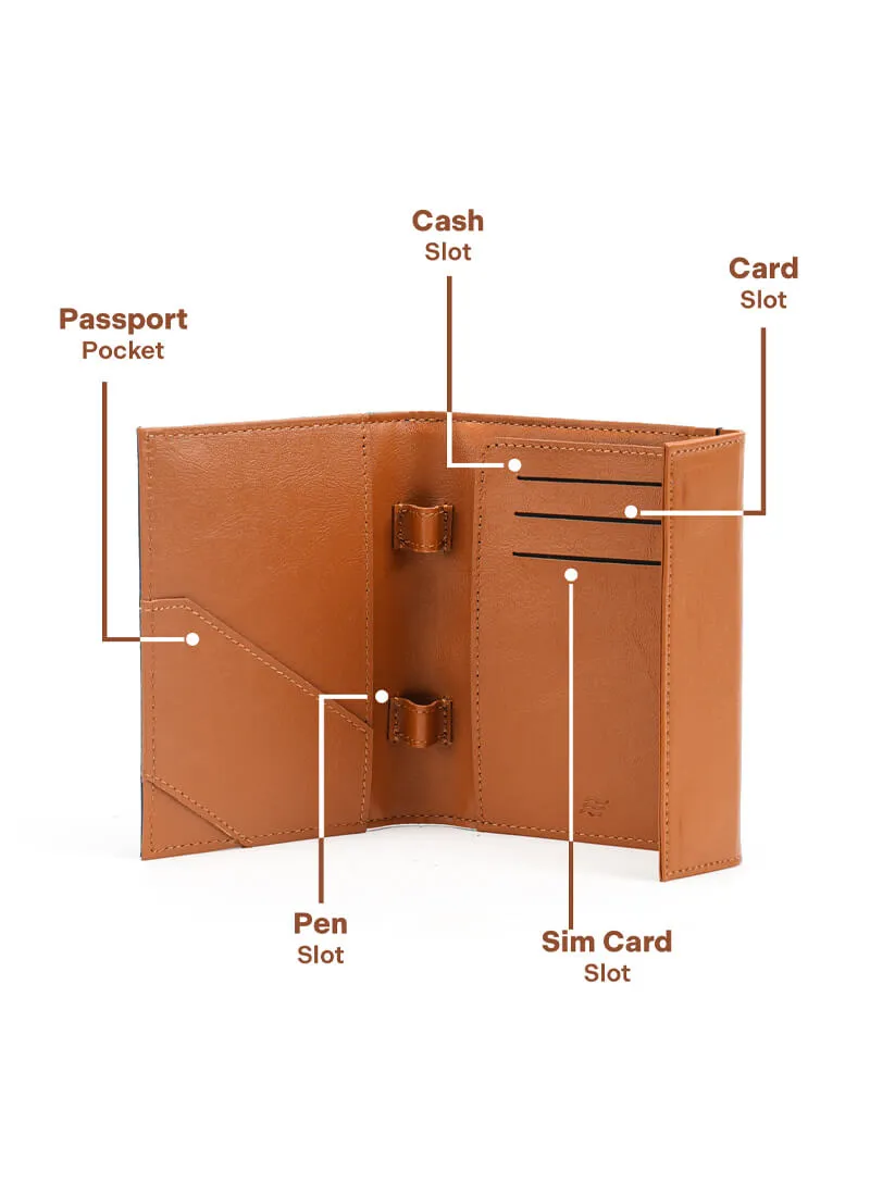 Port | Passport holder |  Beige