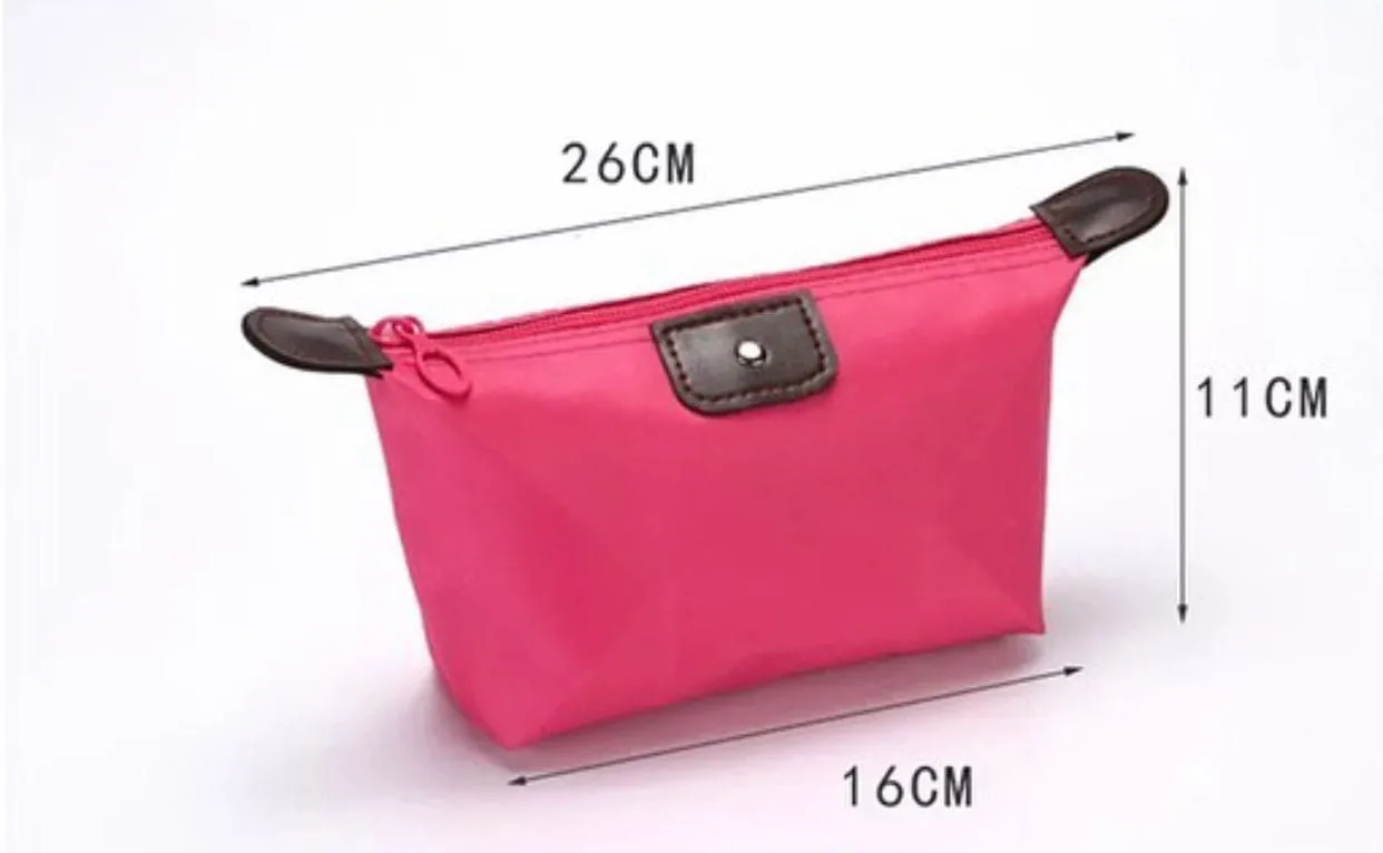 Portable Cosmetic Bag For Women, Colorful Waterproof New Travel Dumpling Storage Bag, Mini Cute Toiletry Bag, Tote Bag Purses, Mini Travel Cosmetic Pouch