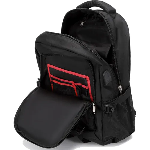 Power Laptop Backpack Rucksack School College Work Travel Bag - 52 cm