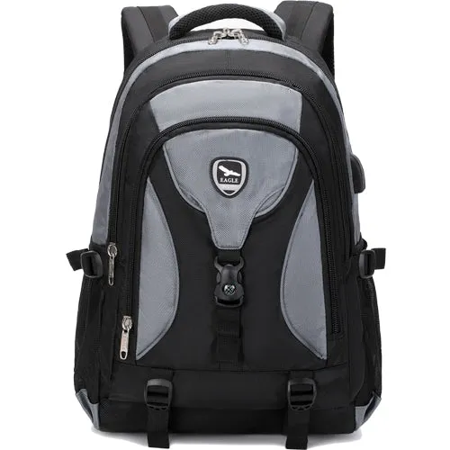 Power Laptop Backpack Rucksack School College Work Travel Bag - 52 cm