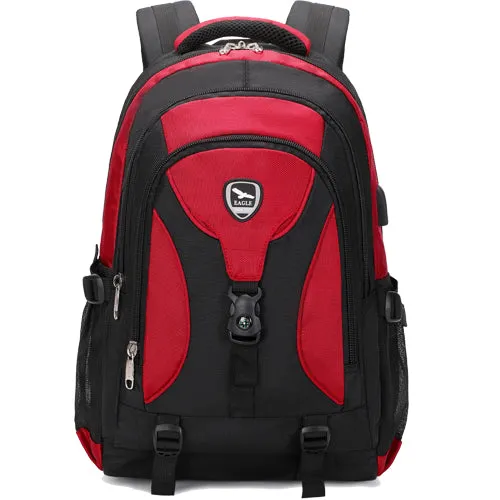 Power Laptop Backpack Rucksack School College Work Travel Bag - 52 cm