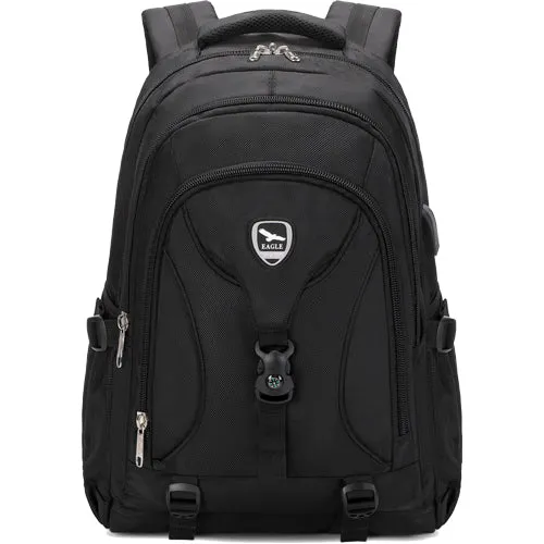 Power Laptop Backpack Rucksack School College Work Travel Bag - 52 cm