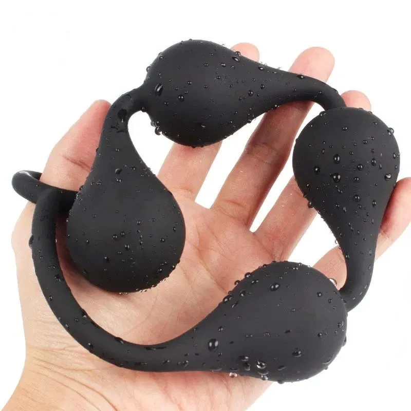 Premium Silicone Anal Beads - Large Bead Butt Plug Set for Intense Pleasure