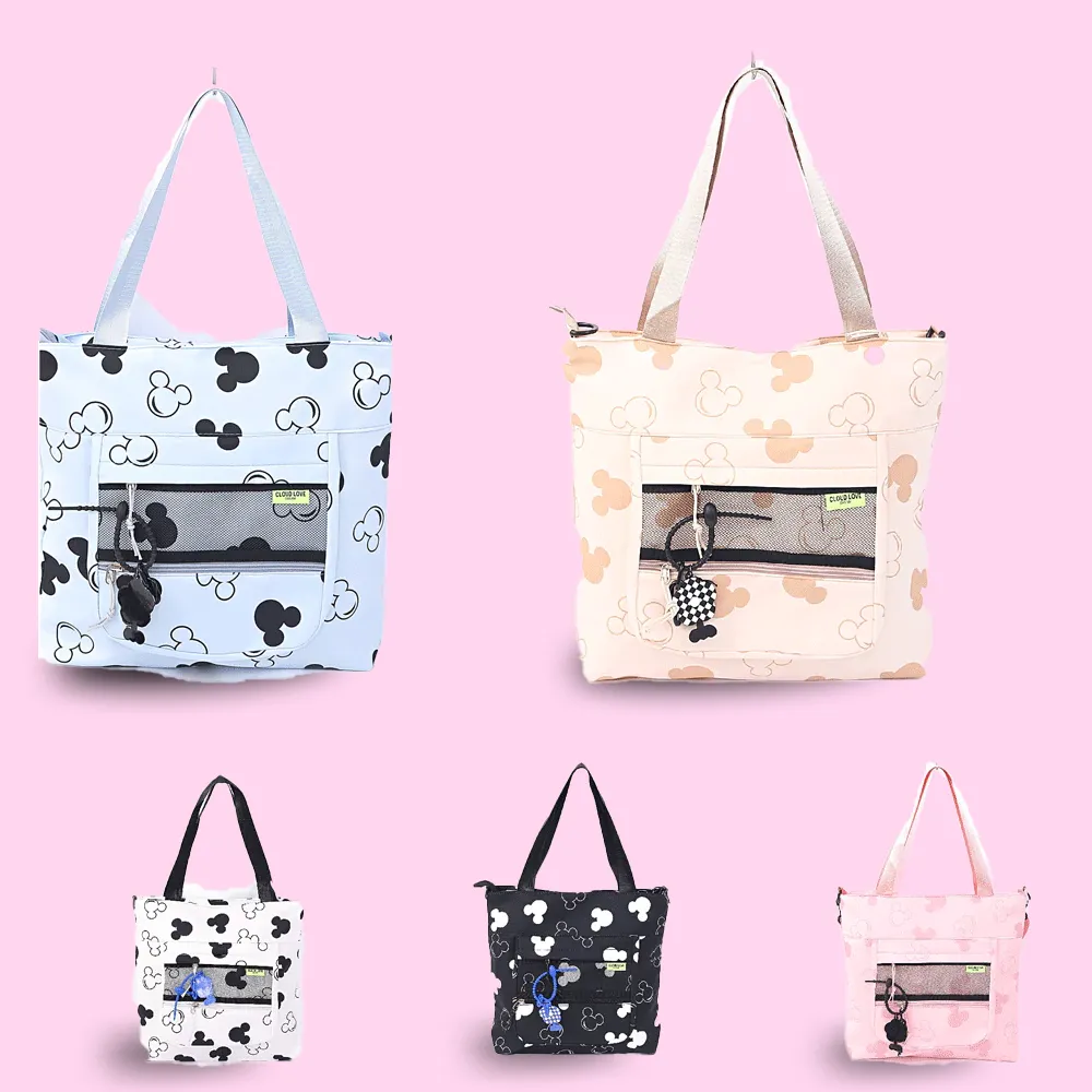 Printed Tote Shoulder Bag