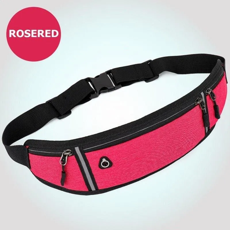 Professional Running Waist Bag Sports, Bumbag Mobile Phone Case Men Women Hidden Pouch Gym SportsBags Running Belt Waist Pack