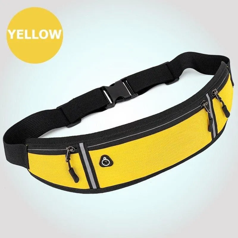 Professional Running Waist Bag Sports, Bumbag Mobile Phone Case Men Women Hidden Pouch Gym SportsBags Running Belt Waist Pack