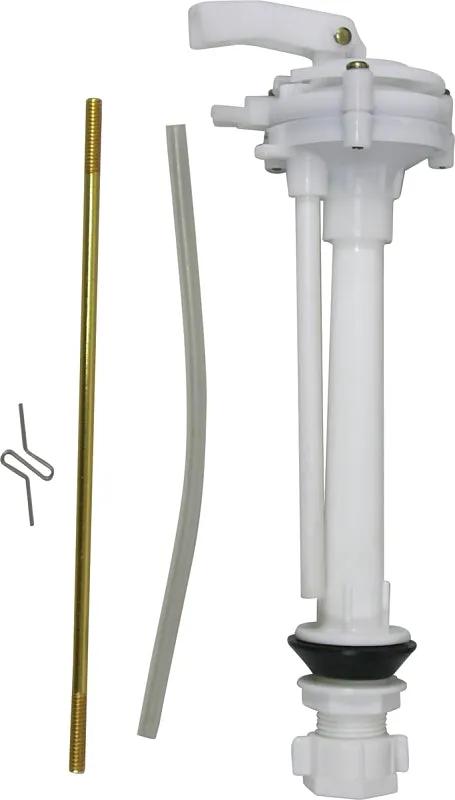 ProSource 24419-3L Toilet Ballcock, Plastic, White, Anti-Siphon: Yes, For: 8-1/2 Toilet Tanks in :BAG: QUANTITY: 1