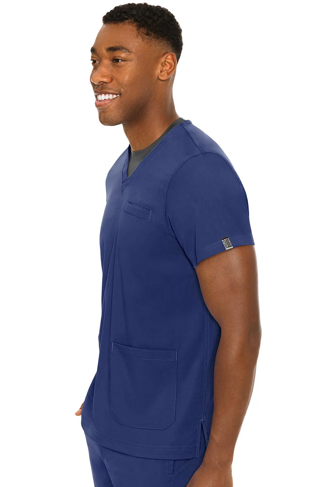 Rothwear Touch Men's Wescott Three Pocket Scrub Top - MC7477