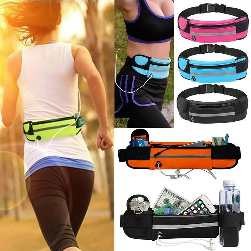 Running Sports Jogging Portable Outdoor Phone Holder Waterproof Belt Bag