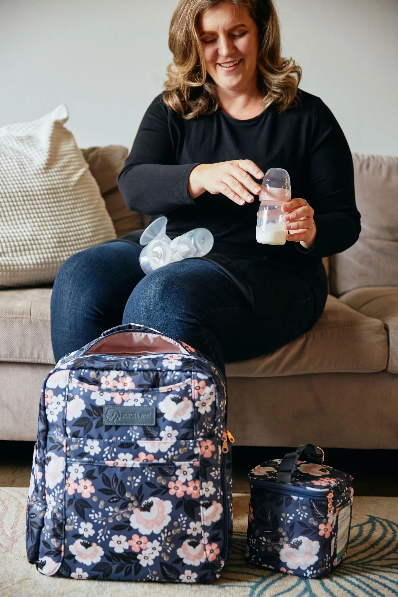 Sarah Wells Breast Pump Bag (Kelly-Le Floral)