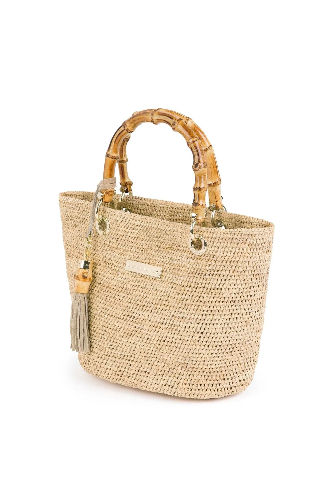 Savannah Bay Mini Raffia Tote Bag