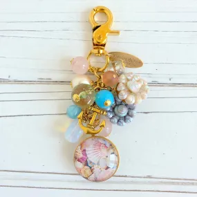 Seaside Summer Purse Charm