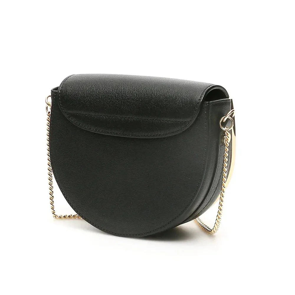 See by Chloé Mara Flap Crossbody Bag Black CHS20USA57388 001