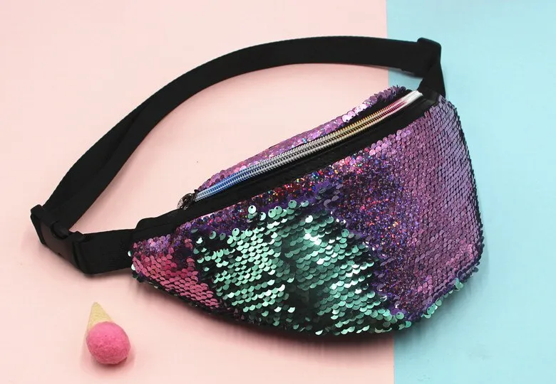 Sequins Waist Bag