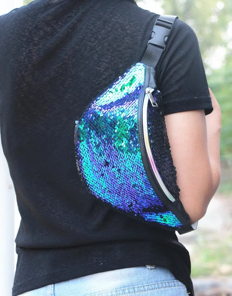 Sequins Waist Bag