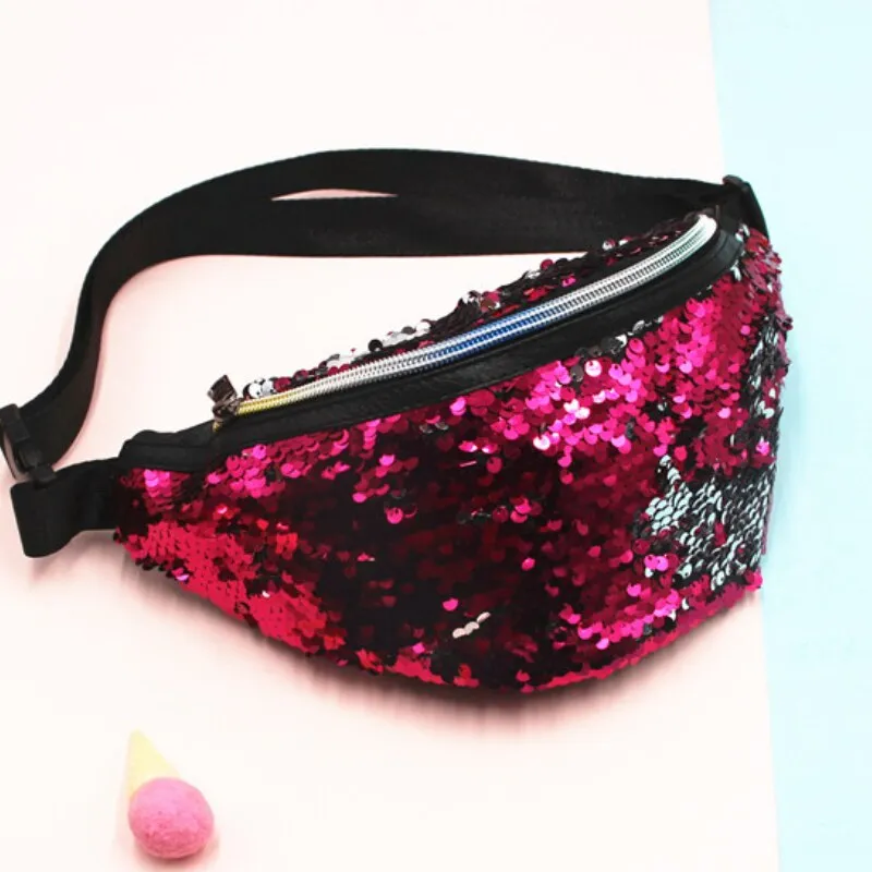 Sequins Waist Bag