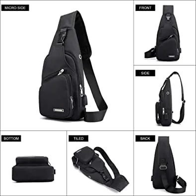 Sling Bag Crossbody Backpack for Men and Women