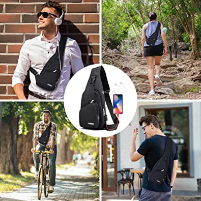 Sling Bag Crossbody Backpack for Men and Women