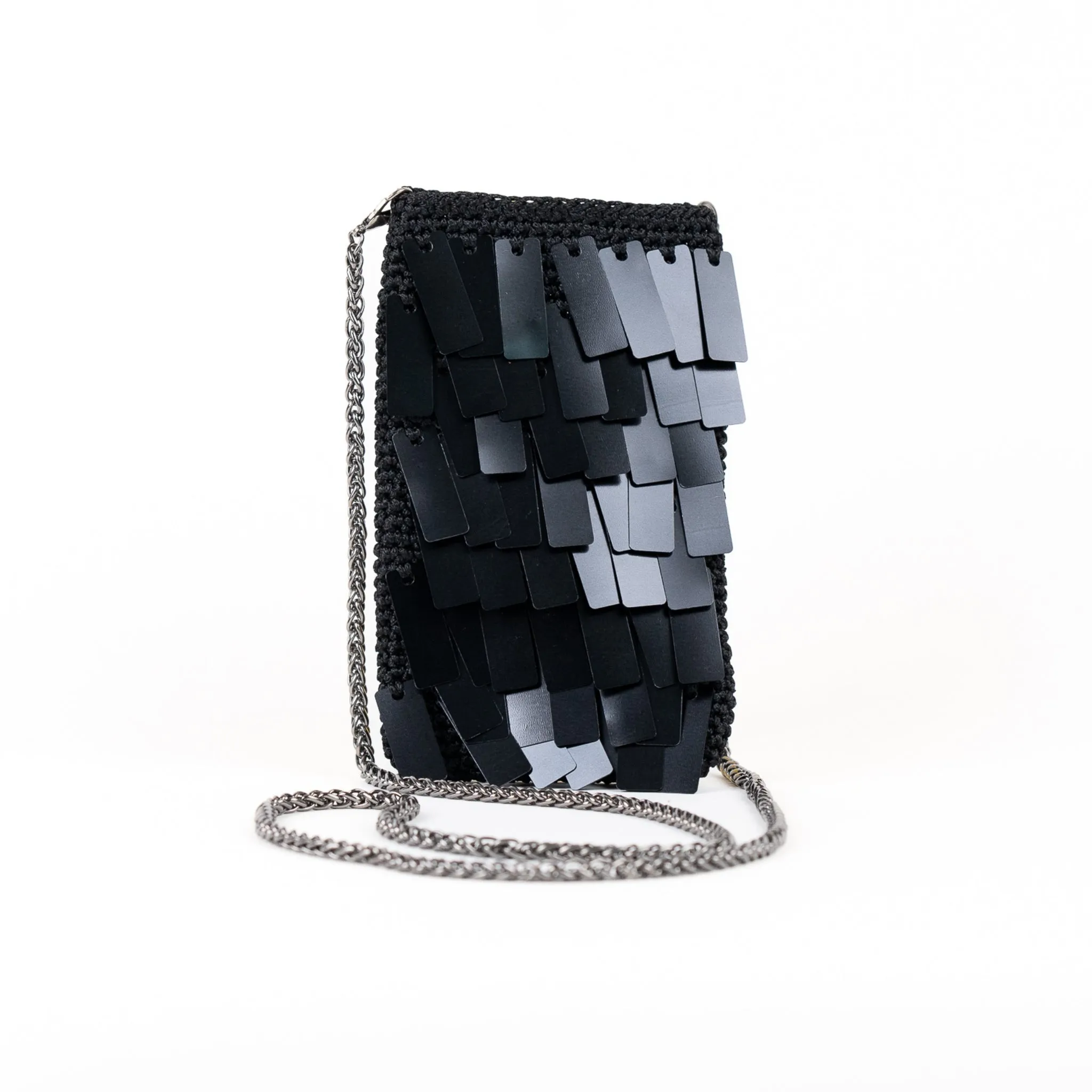 Small Black Sequins Bag