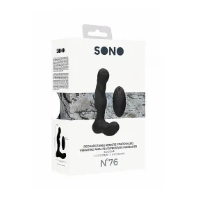 Sono No. 76 Vibrating Anal Plug / P Massager Black