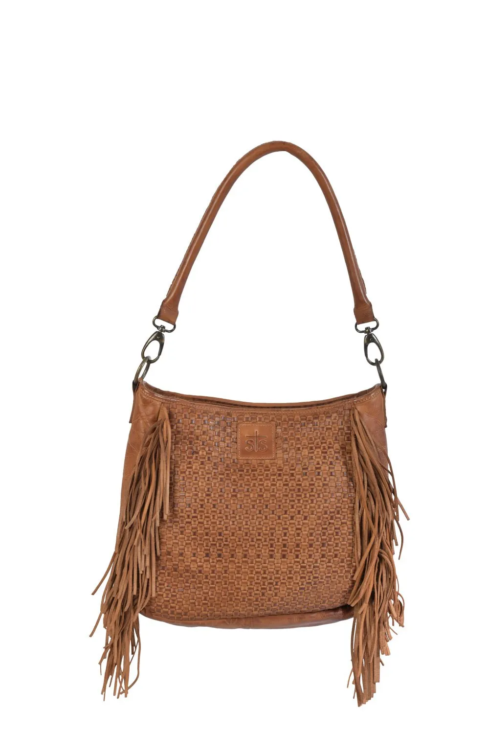 STS Ranchwear Womens Sweetgrass Tess Fringe Tan Leather Handbag Bag