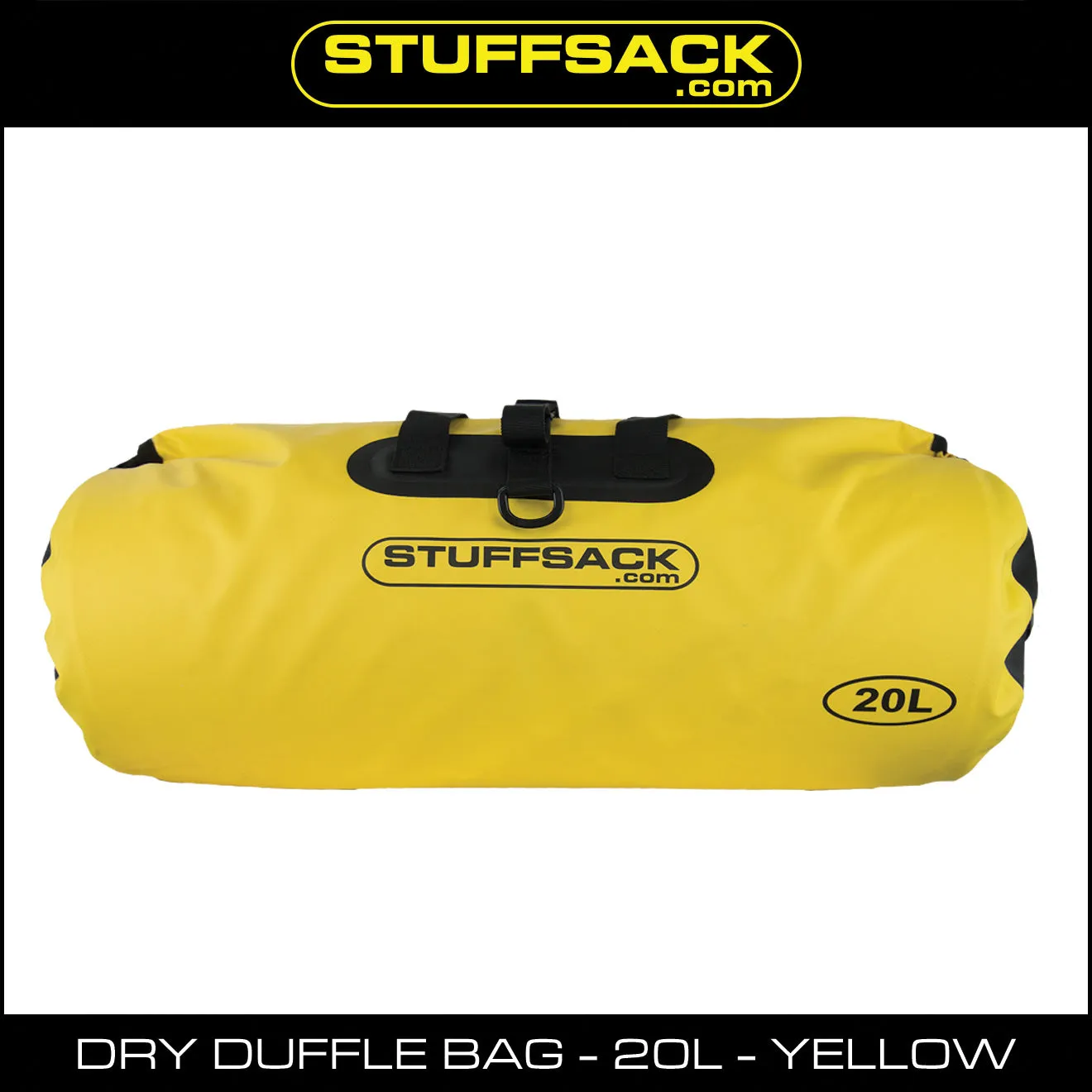 STUFFSACK Dry Duffle Bag - 20L Yellow