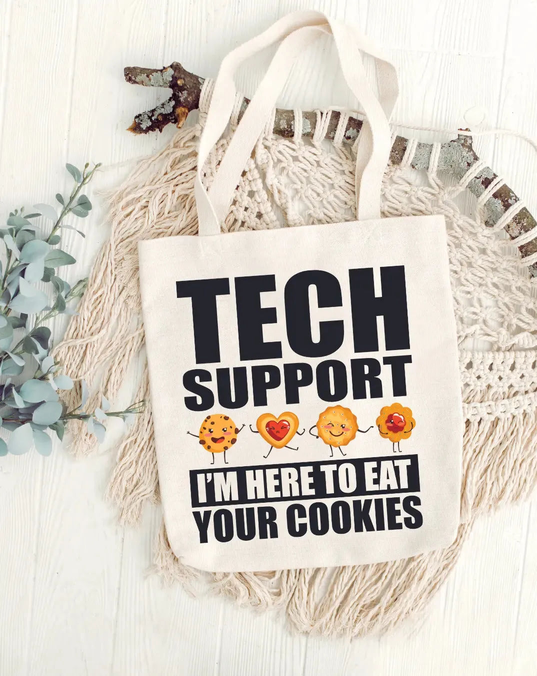 Tech Support Daily Thaila -  Canvas Reusable Bags