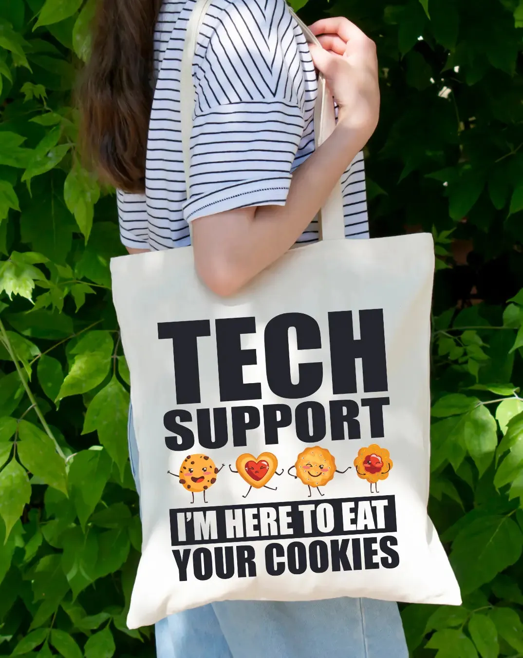 Tech Support Daily Thaila -  Canvas Reusable Bags