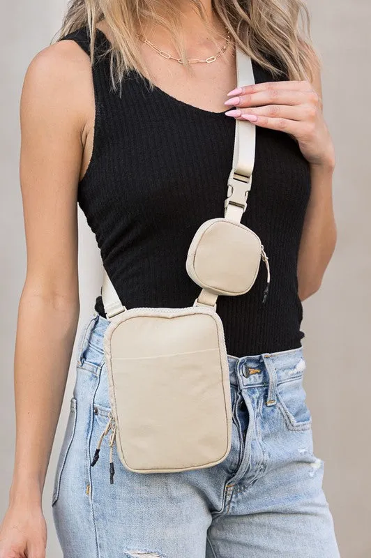 TEEK - Clippable Removable Coin Pouch Crossbody